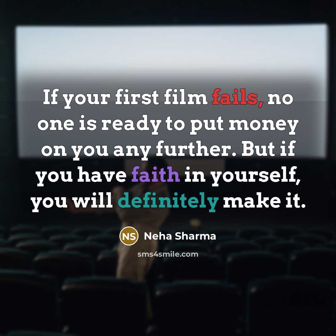 “If your first film fails, no one is ready to…” quote by Neha Sharma