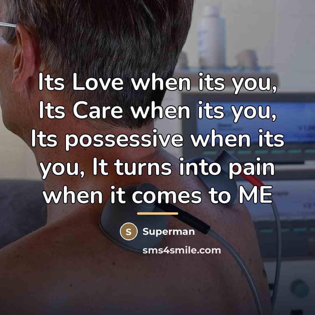 “Its Love when its you, Its Care when its you,…” quote by Superman