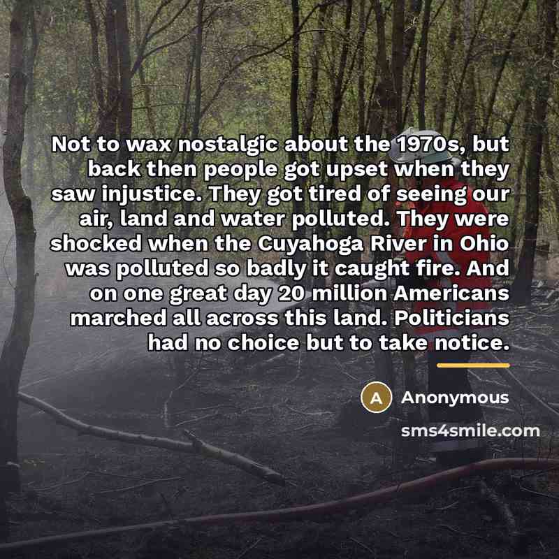 “Not to wax nostalgic about the 1970s, but back then…” quote by Anonymous