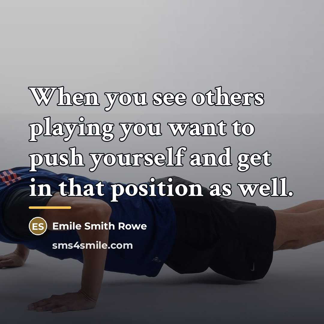 “When you see others playing you want to push yourself…” quote by Emile Smith Rowe
