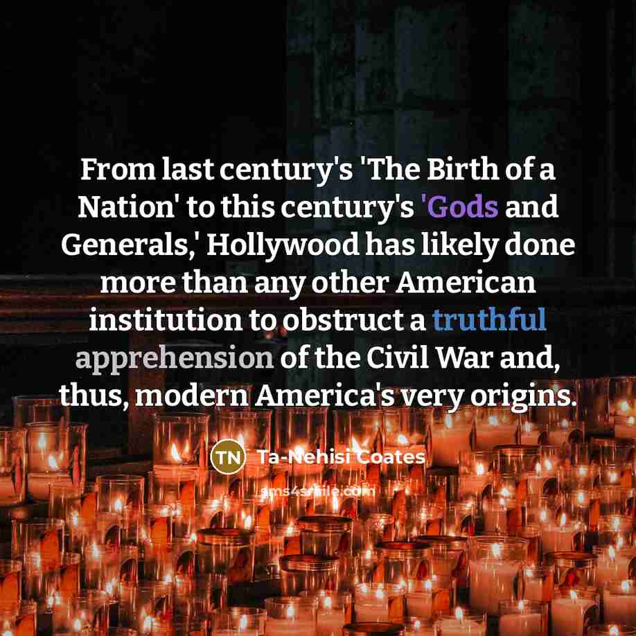 “From last century's 'The Birth of a Nation' to this…” quote by Ta-Nehisi Coates
