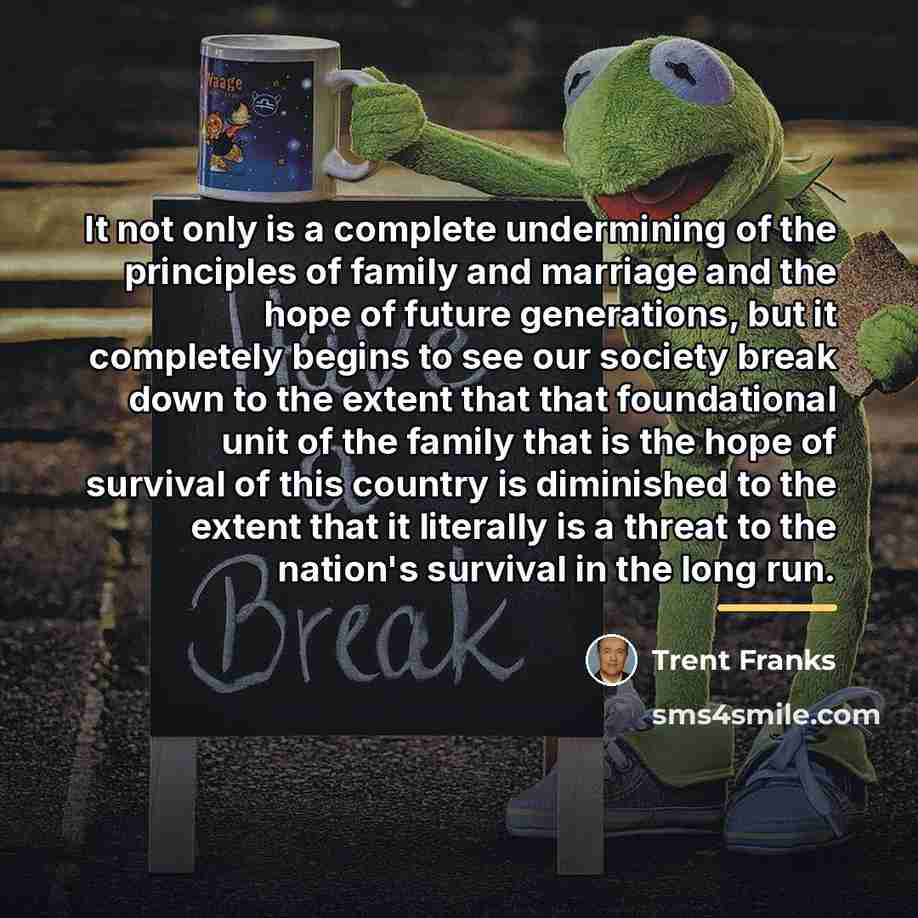 “It not only is a complete undermining of the principles…” quote by Trent Franks