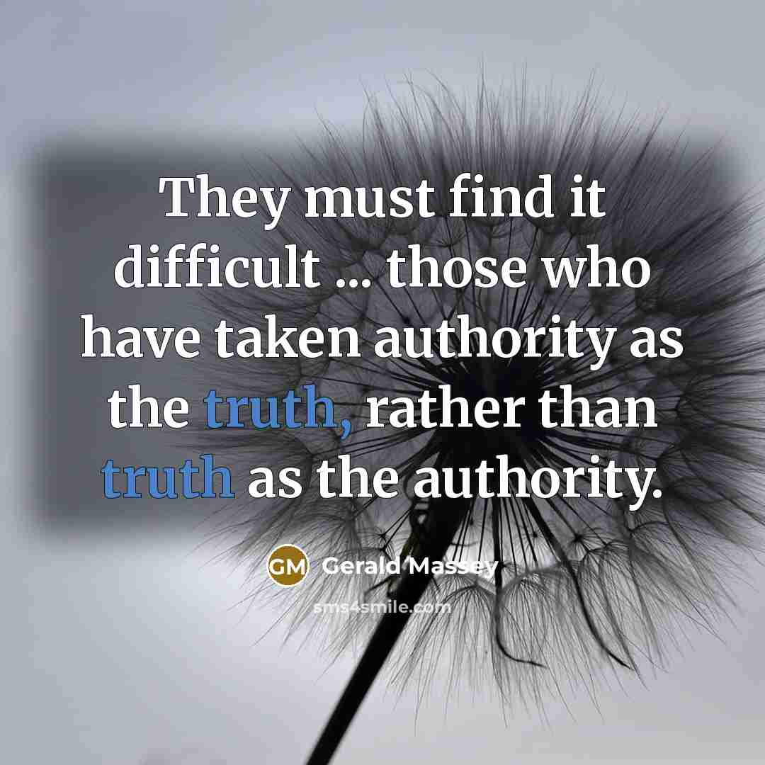“They must find it difficult ... those who have taken…” quote by Gerald Massey