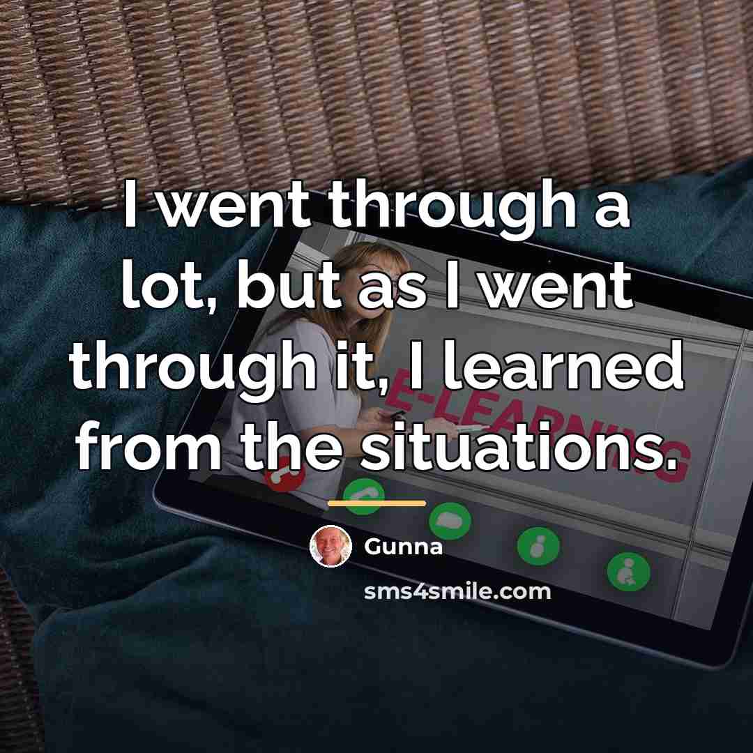 “I went through a lot, but as I went through…” quote by Gunna