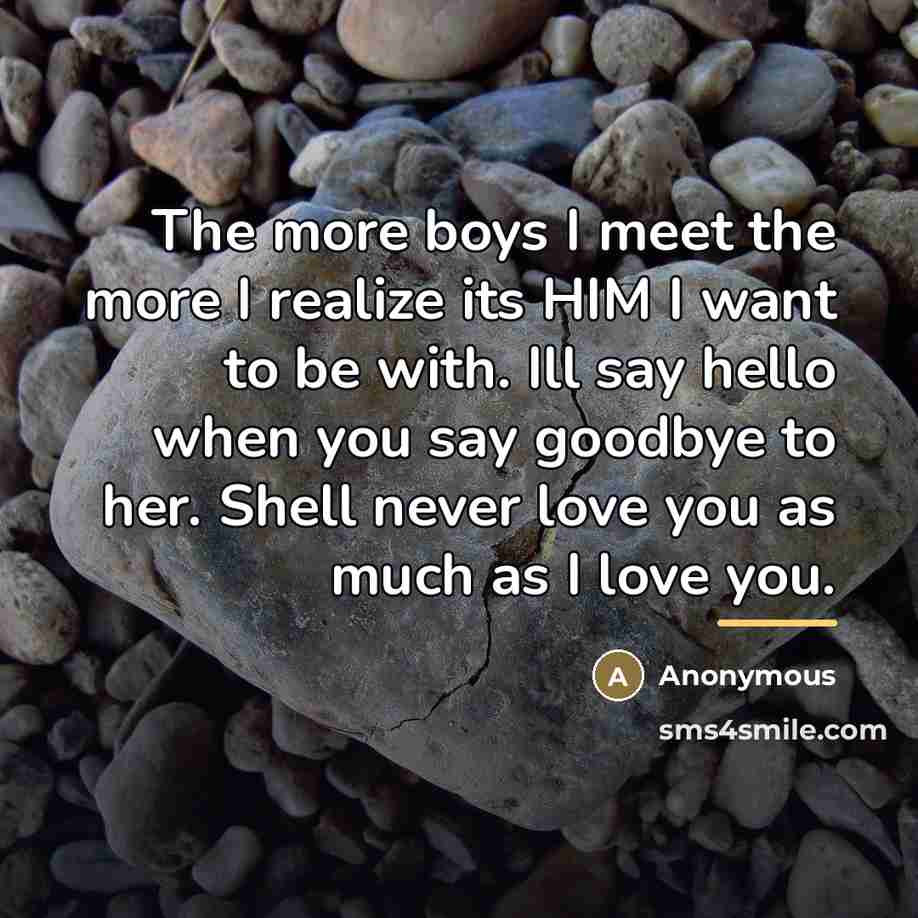 “The more boys I meet the more I realize its…” quote by Anonymous