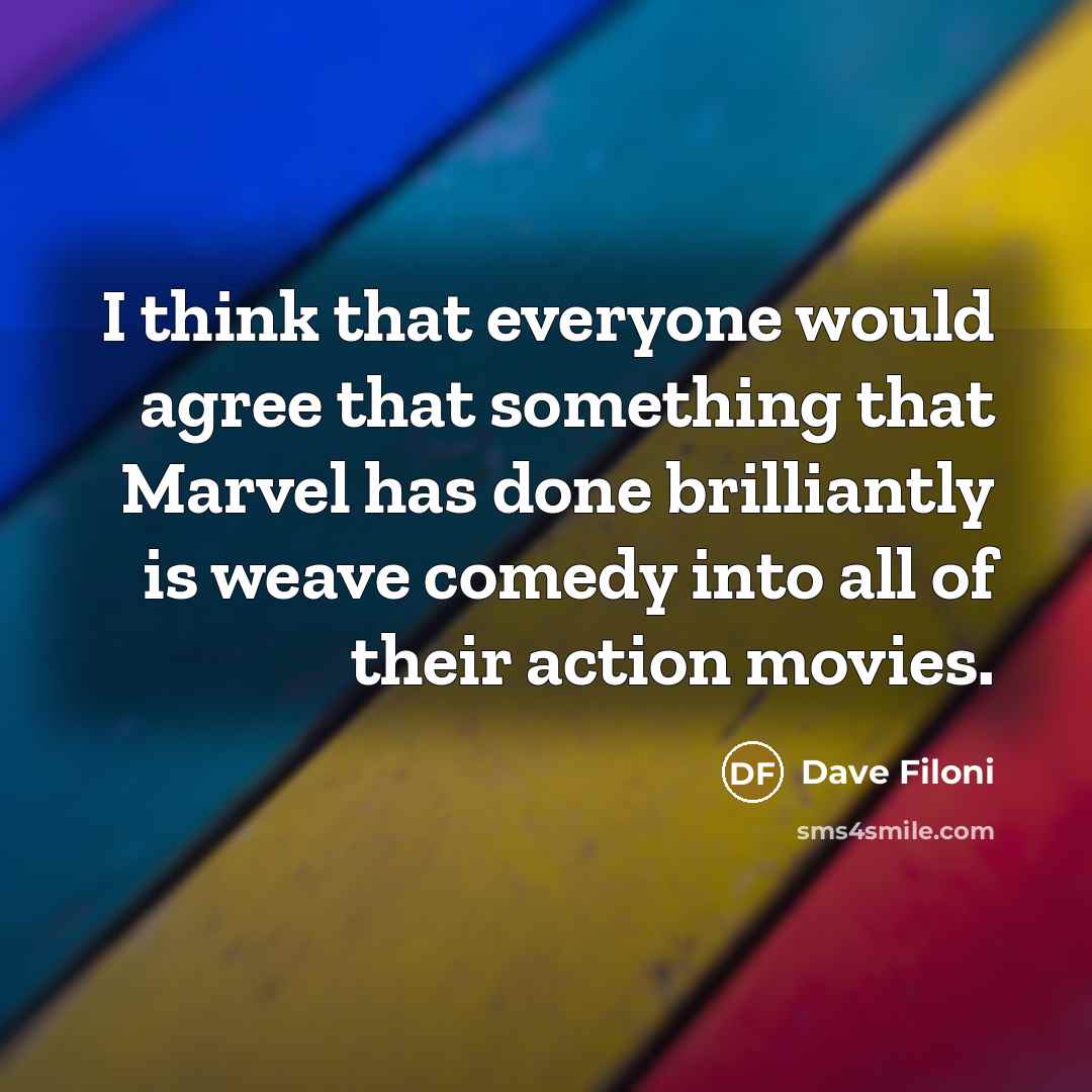 “I think that everyone would agree that something that Marvel…” quote by Dave Filoni