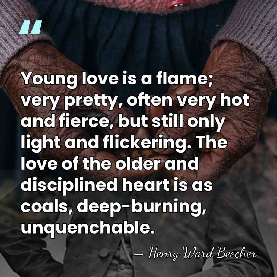 Young love is a flame; very pretty, often very hot and fierce,&hellip; - Henry Ward Beecher