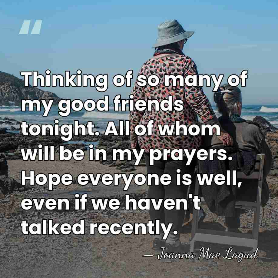 Thinking of so many of my good friends tonight. All of whom&hellip; - Joanna Mae Lagud