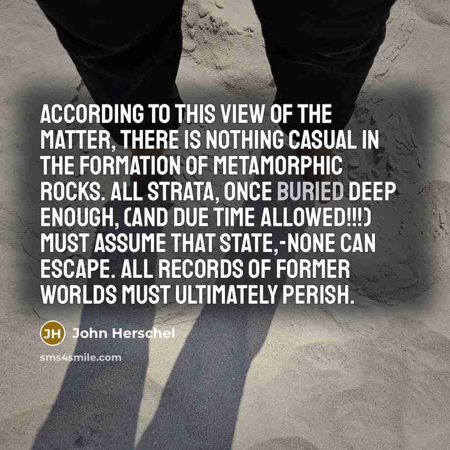“According to this view of the matter, there is nothing…” quote by John Herschel