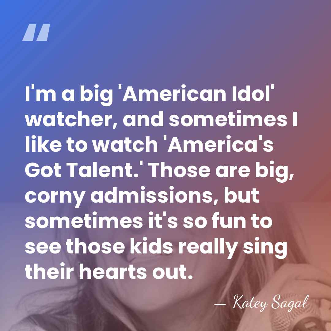 I'm a big 'American Idol' watcher, and sometimes I like to watch&hellip; - Katey Sagal