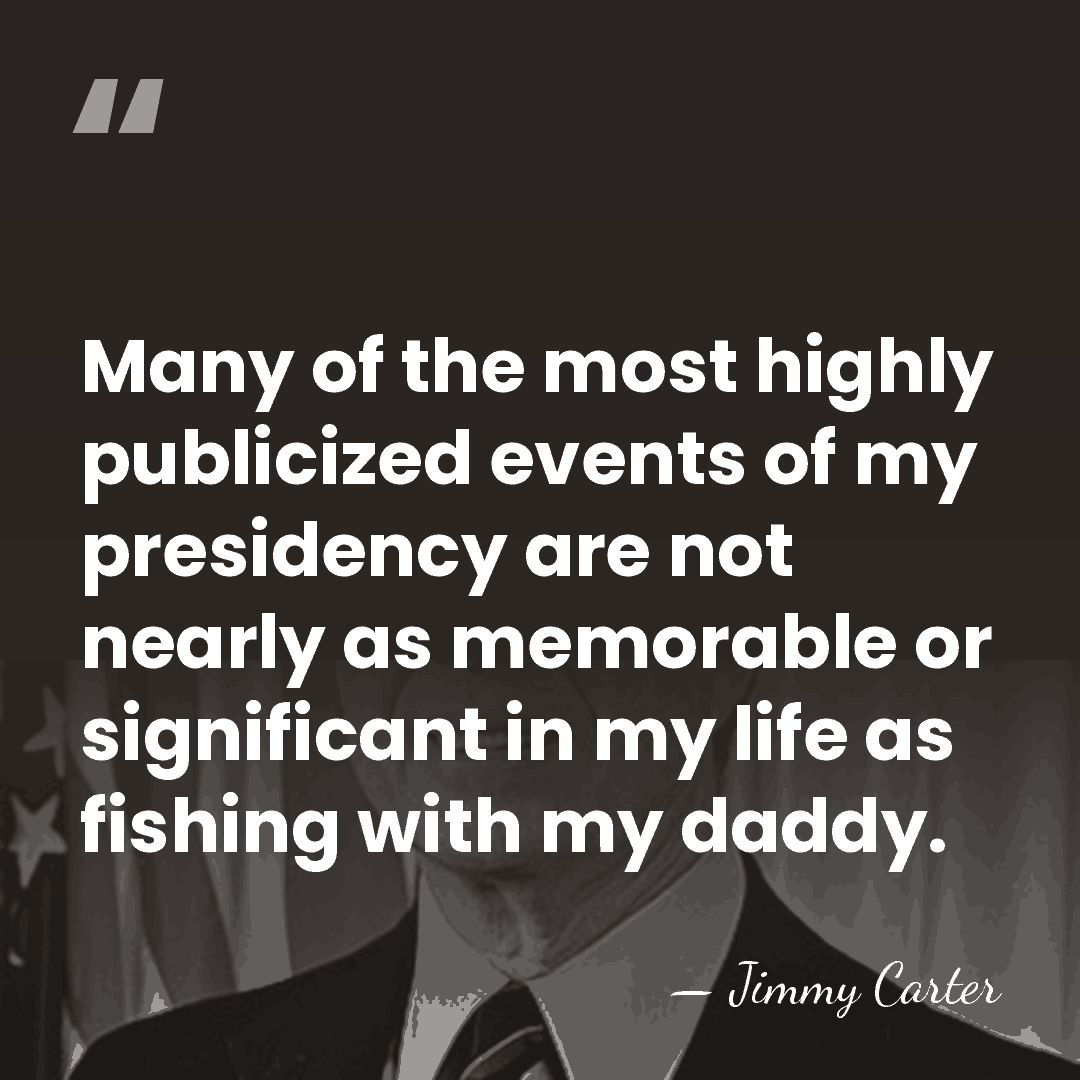 Many of the most highly publicized events of my presidency are not&hellip; - Jimmy Carter