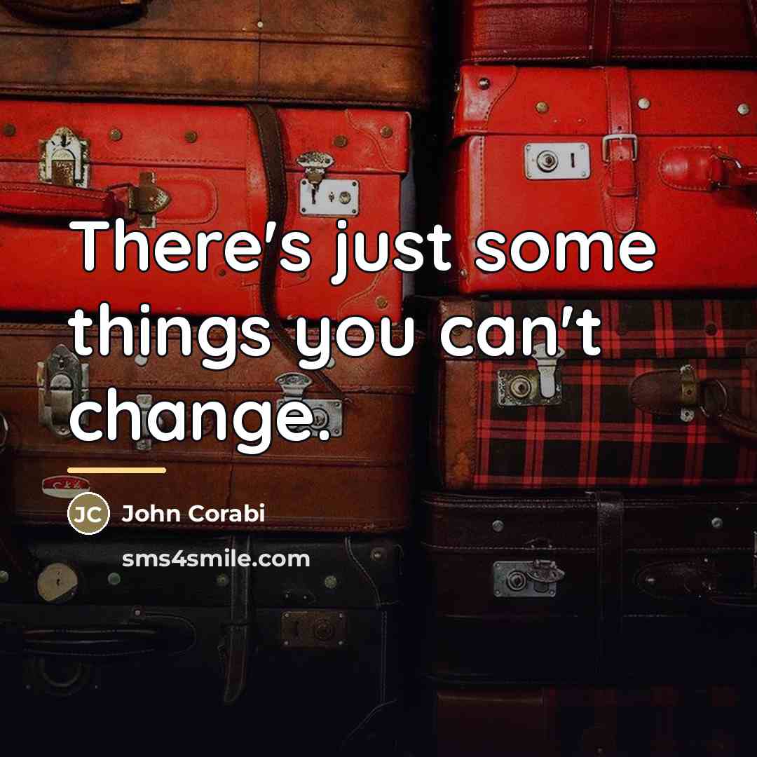 “There's just some things you can't change.…” quote by John Corabi