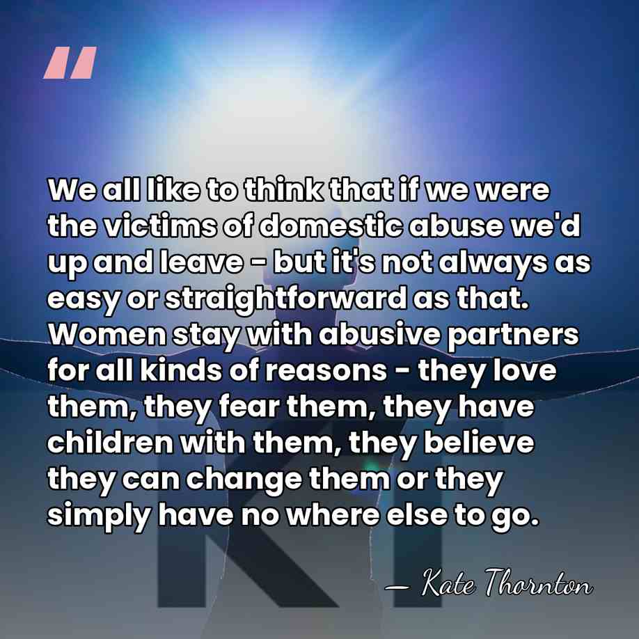 We all like to think that if we were the victims of&hellip; - Kate Thornton