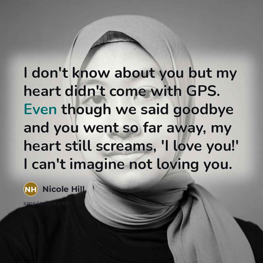 “I don't know about you but my heart didn't come…” quote by Nicole Hill