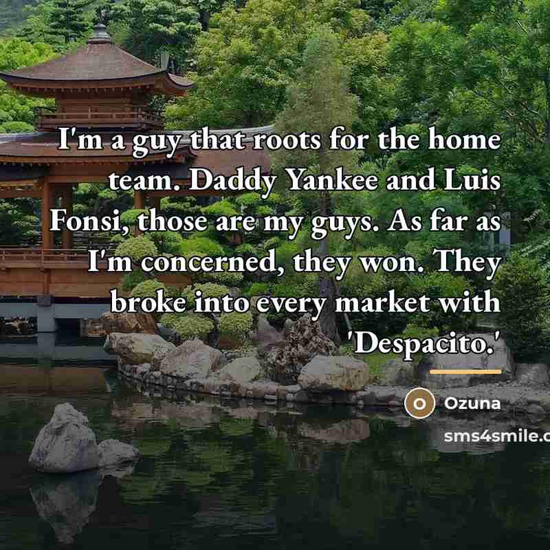 “I'm a guy that roots for the home team. Daddy…” quote by Ozuna