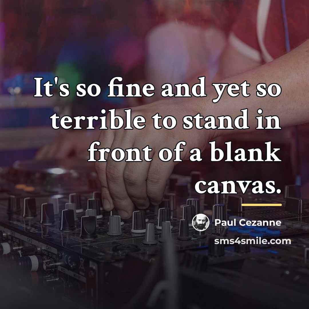 “It's so fine and yet so terrible to stand in…” quote by Paul Cezanne