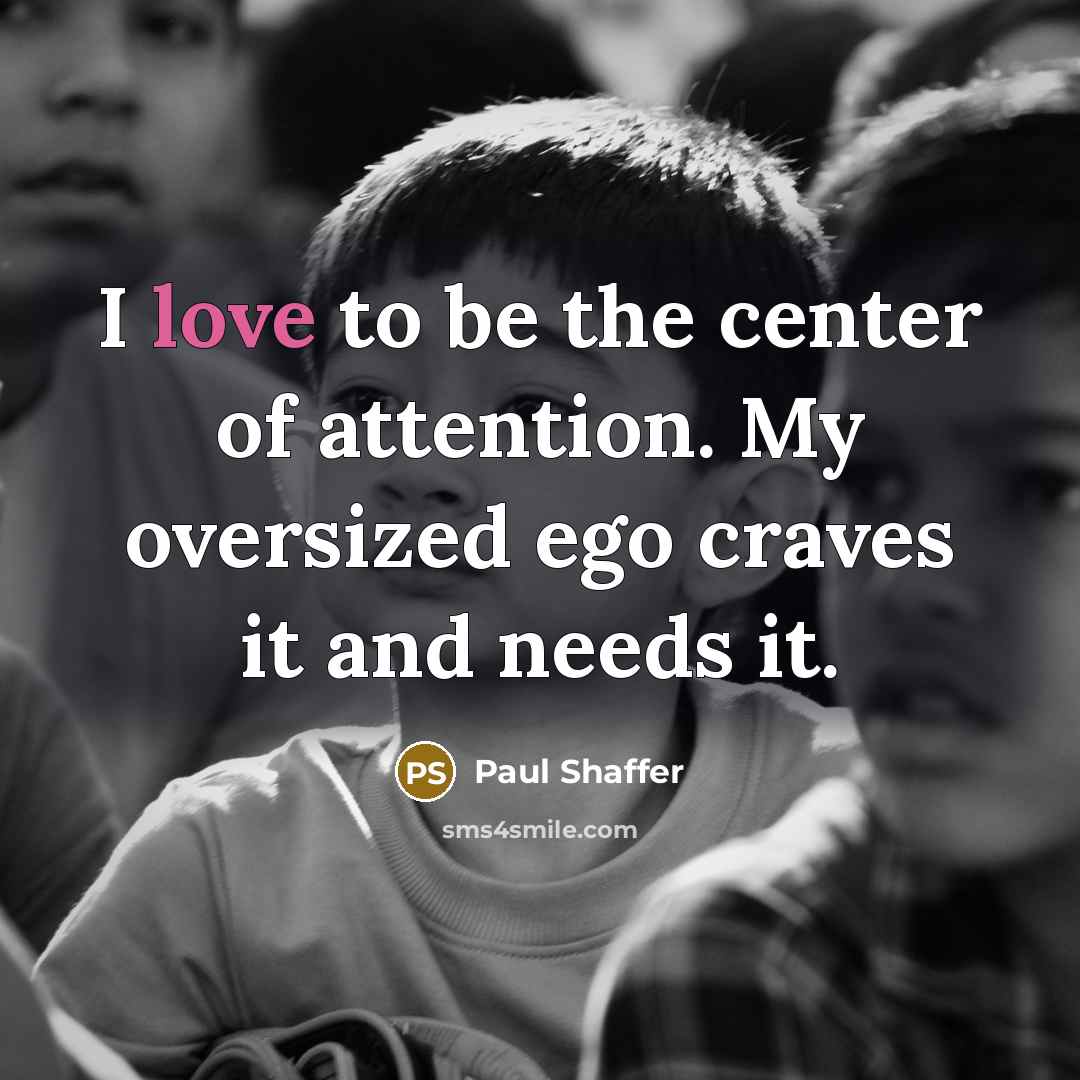 “I love to be the center of attention. My oversized…” quote by Paul Shaffer