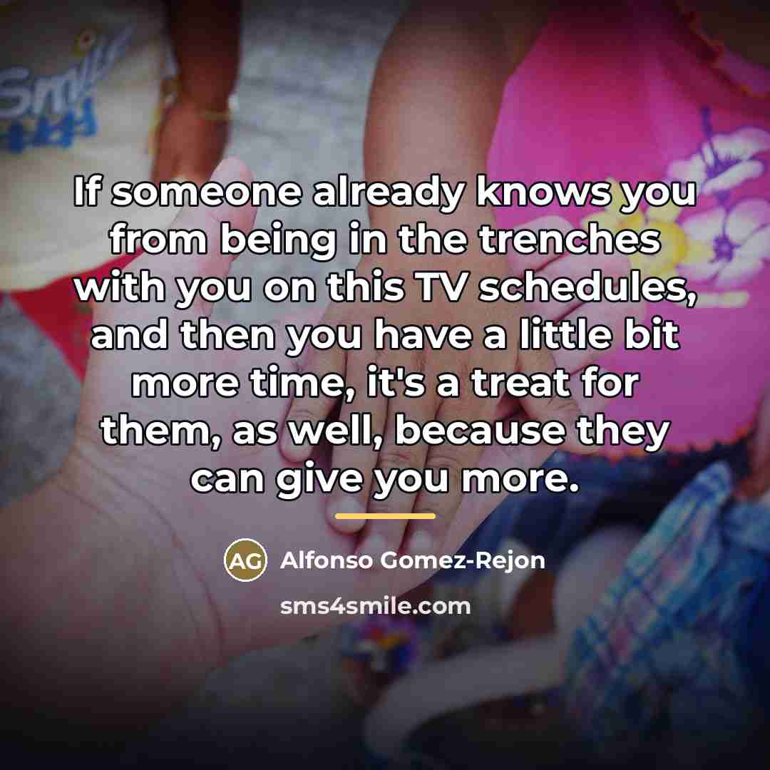 “If someone already knows you from being in the trenches…” quote by Alfonso Gomez-Rejon