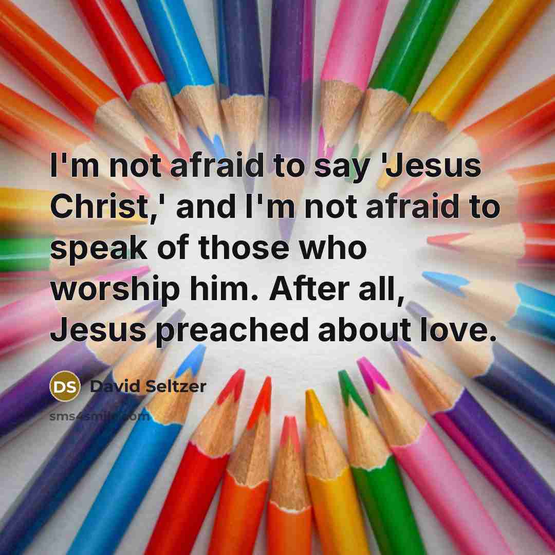 “I'm not afraid to say 'Jesus Christ,' and I'm not…” quote by David Seltzer