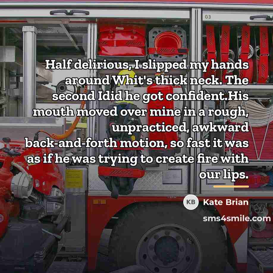 “Half delirious, I slipped my hands around Whit's thick neck.…” quote by Kate Brian