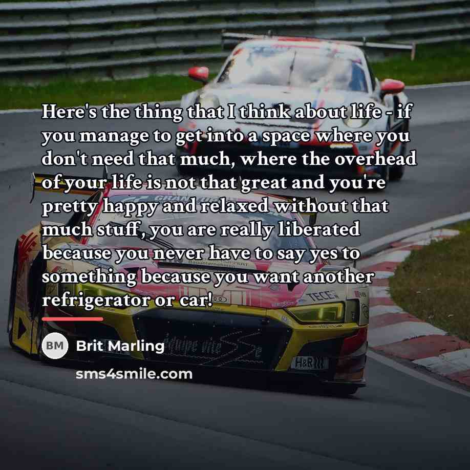 “Here's the thing that I think about life - if…” quote by Brit Marling