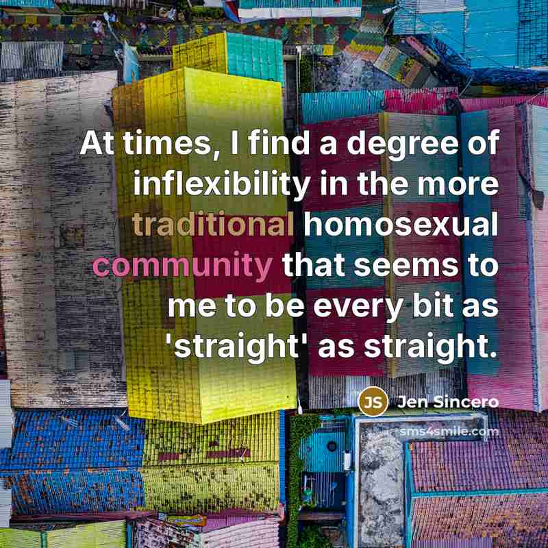 “At times, I find a degree of inflexibility in the…” quote by Jen Sincero