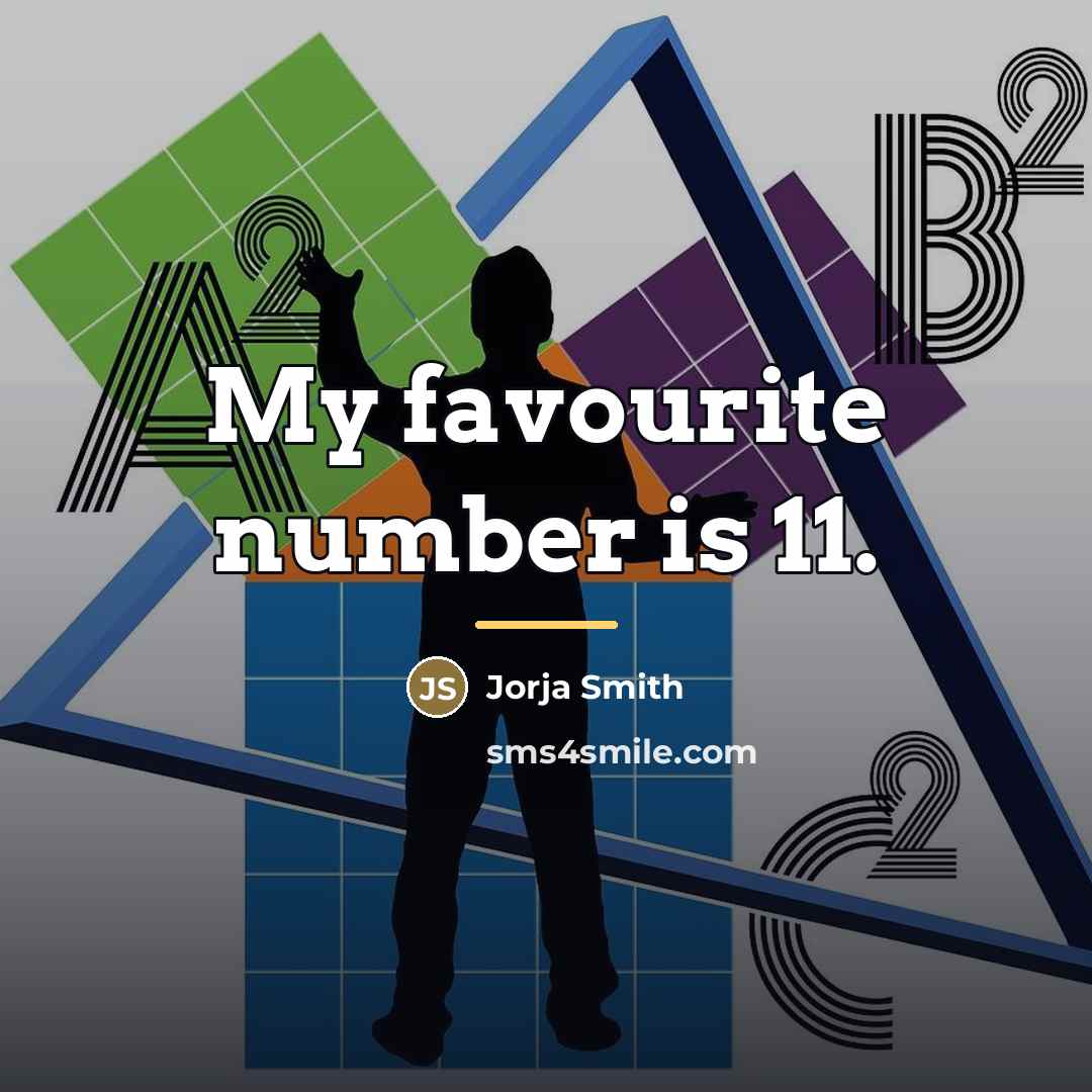 “My favourite number is 11.…” quote by Jorja Smith
