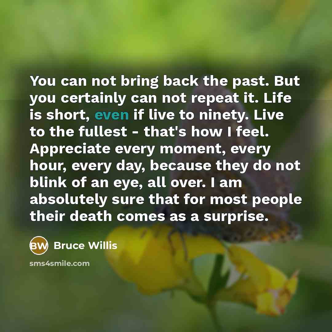 “You can not bring back the past. But you certainly…” quote by Bruce Willis