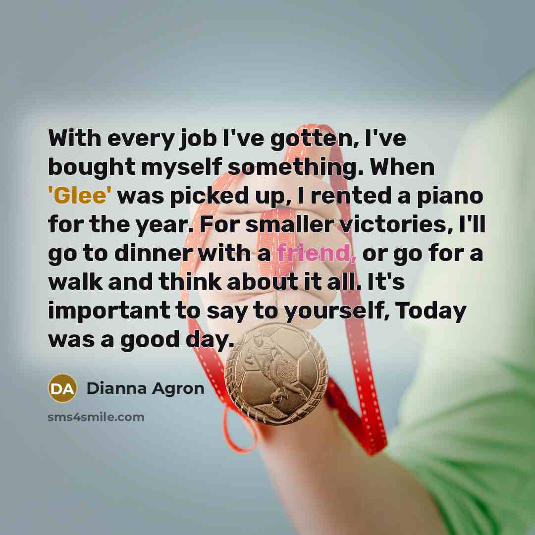 “With every job I've gotten, I've bought myself something. When…” quote by Dianna Agron