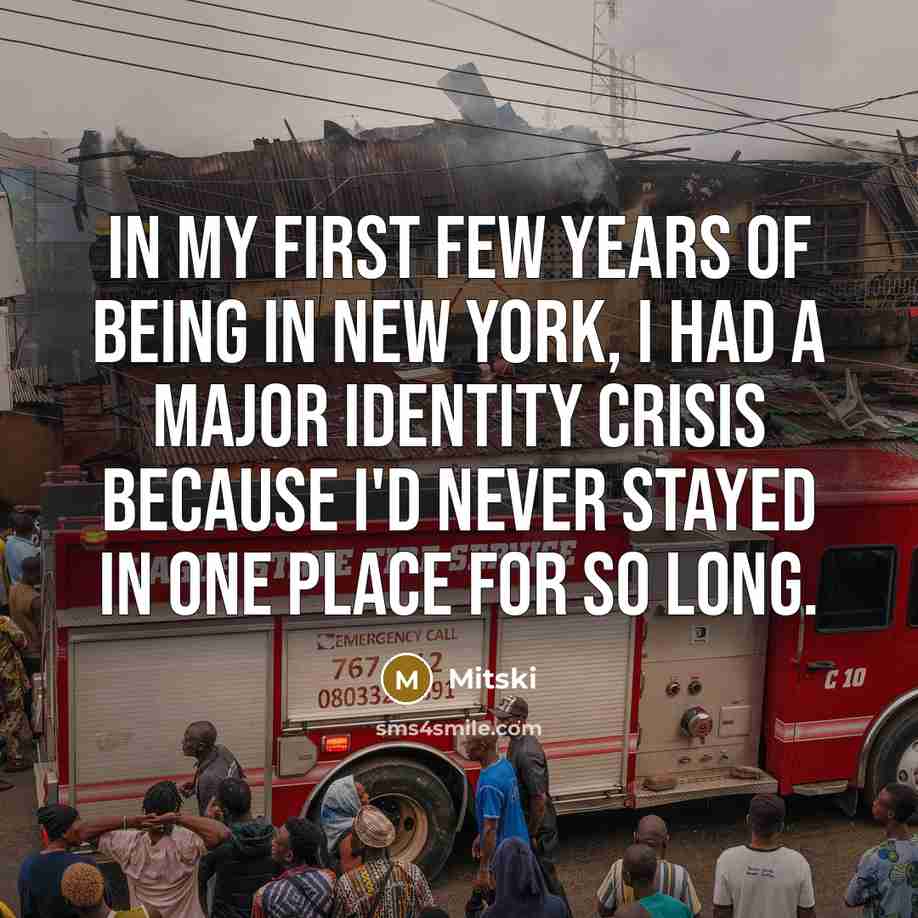 “In my first few years of being in New York,…” quote by Mitski
