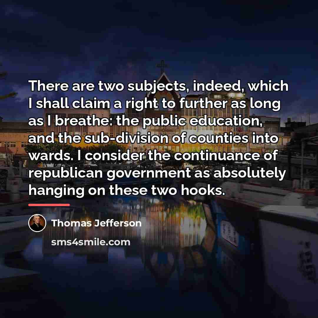 “There are two subjects, indeed, which I shall claim a…” quote by Thomas Jefferson