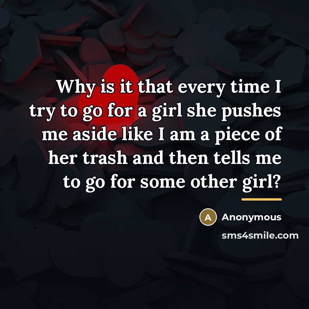 “Why is it that every time I try to go…” quote by Anonymous