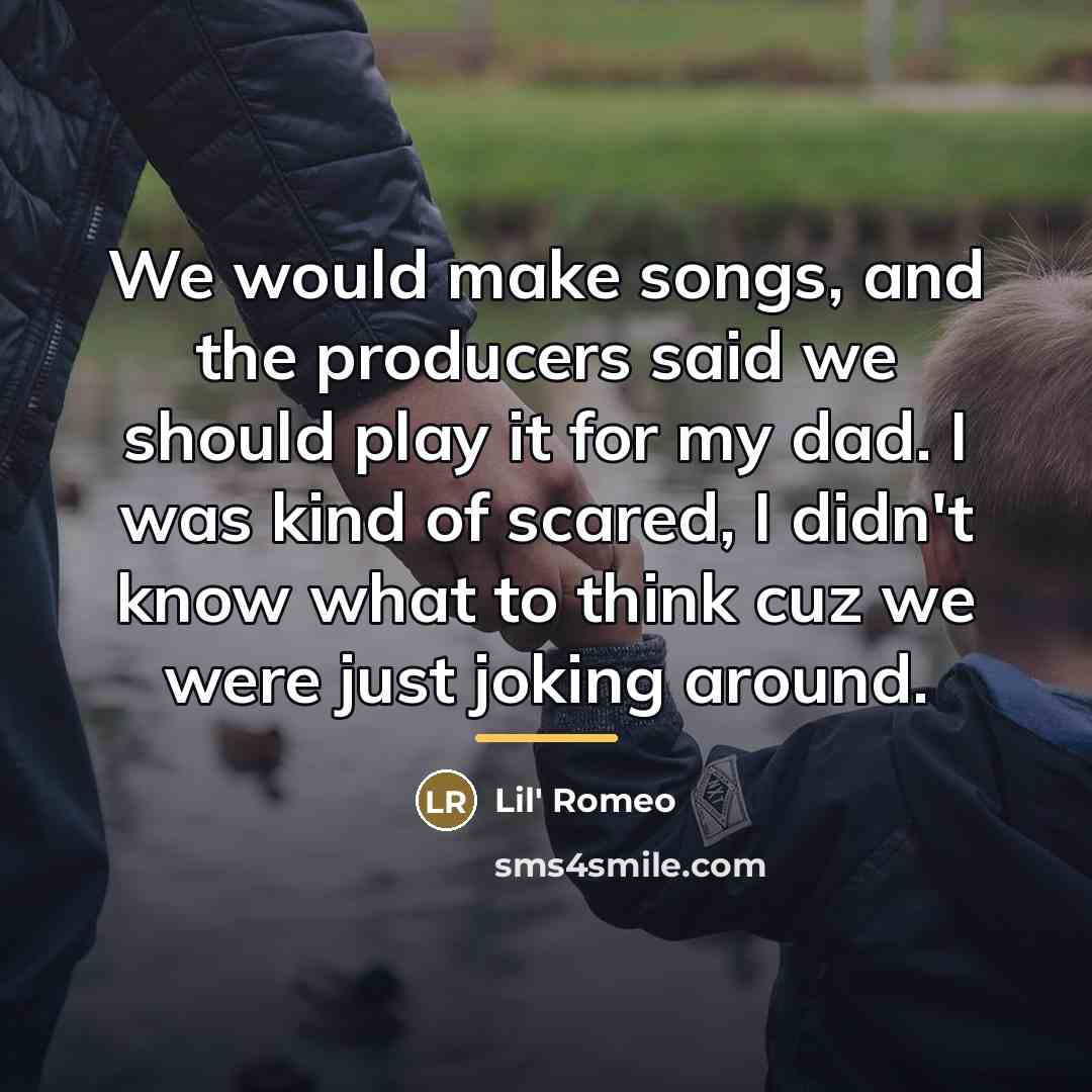 “We would make songs, and the producers said we should…” quote by Lil' Romeo