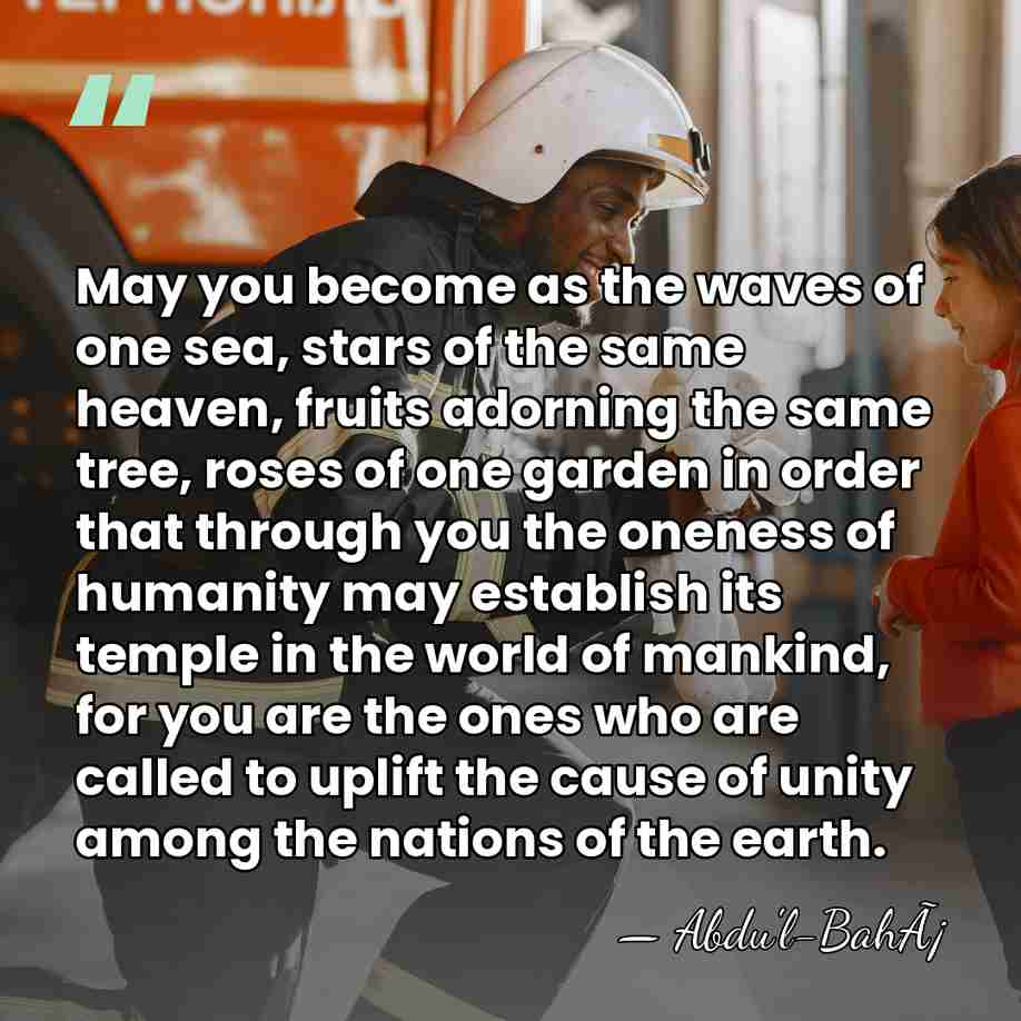 May you become as the waves of one sea, stars of the&hellip; - Abdu'l-BahÃ¡
