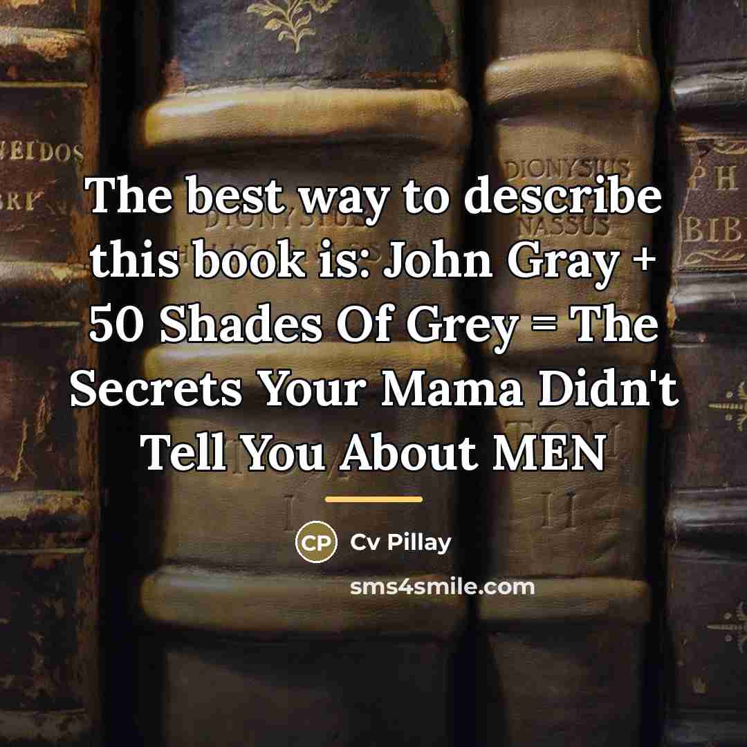 “The best way to describe this book is: John Gray…” quote by Cv Pillay