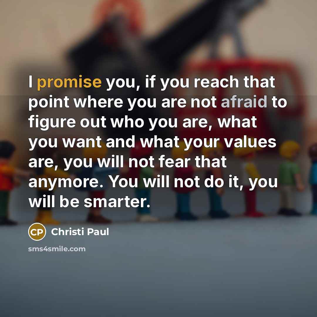 “I promise you, if you reach that point where you…” quote by Christi Paul