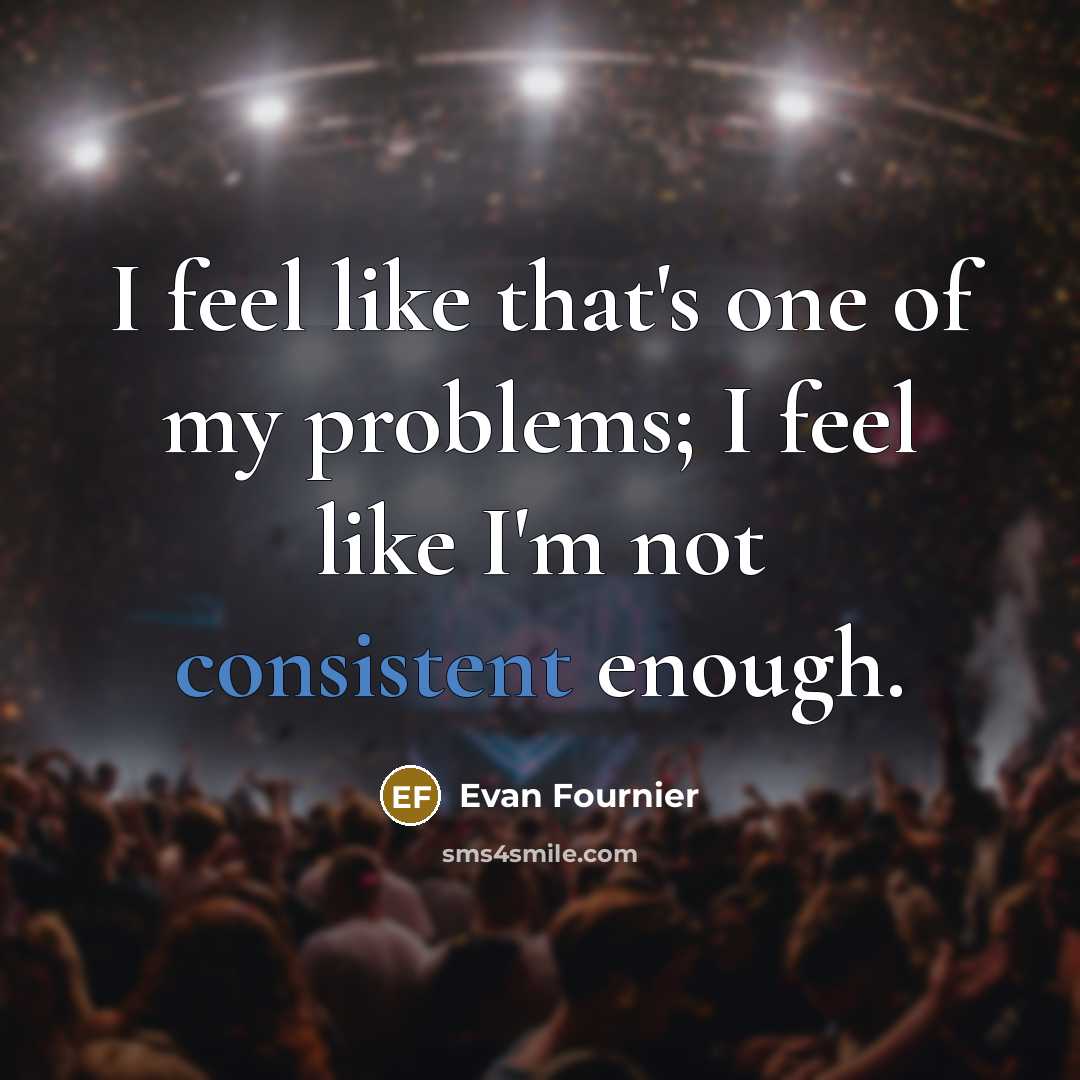 “I feel like that's one of my problems; I feel…” quote by Evan Fournier