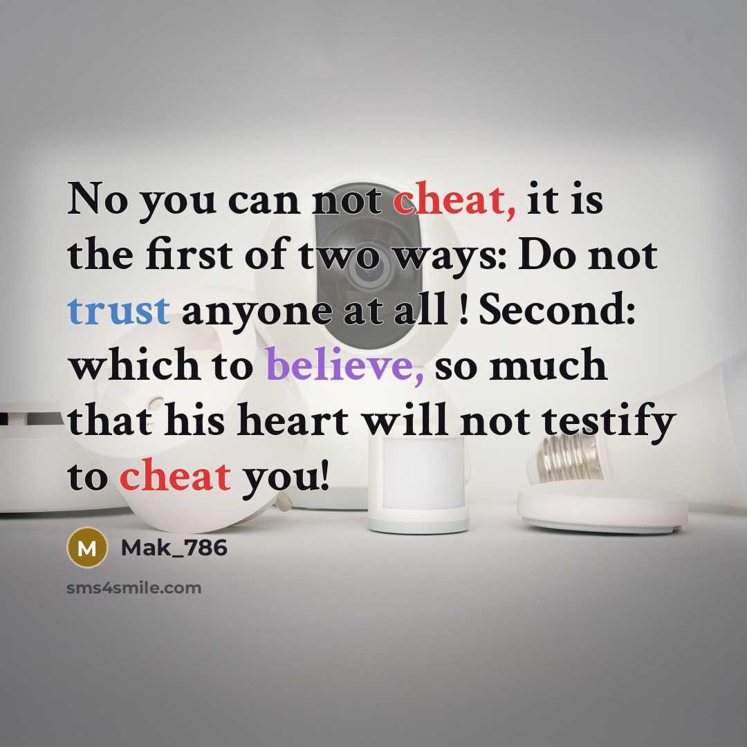 “No you can not cheat, it is the first of…” quote by Mak_786