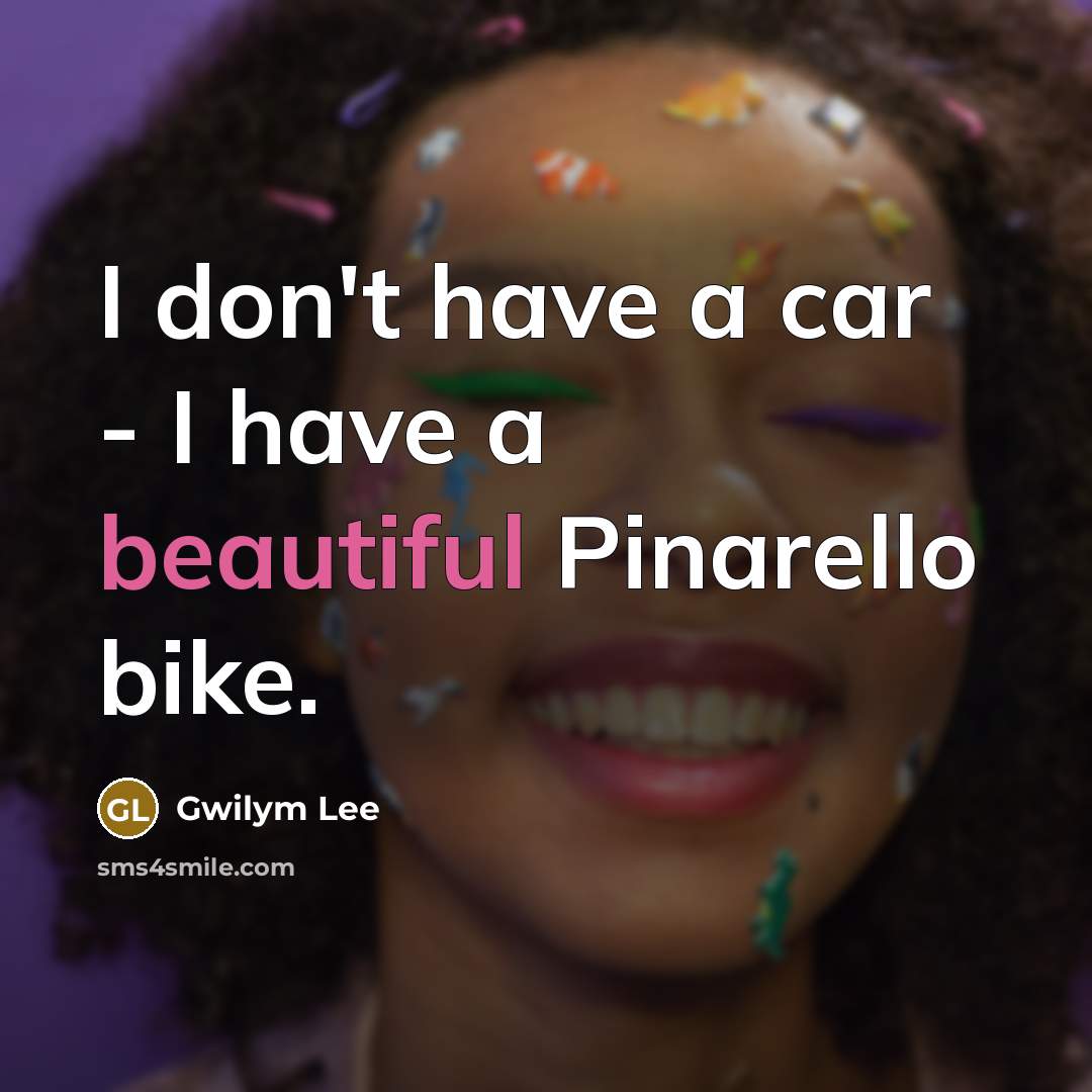 “I don't have a car - I have a beautiful…” quote by Gwilym Lee