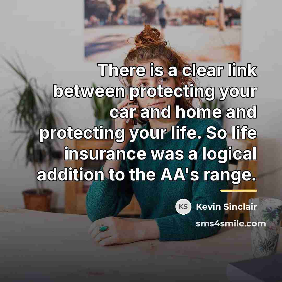 “There is a clear link between protecting your car and…” quote by Kevin Sinclair