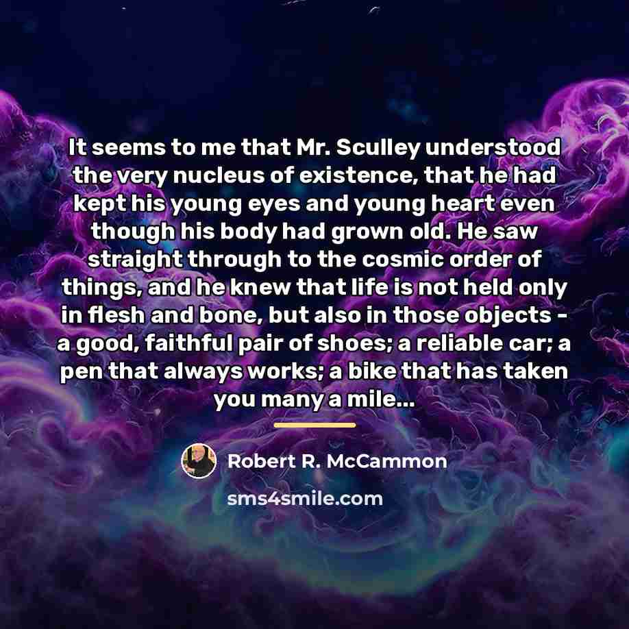 “It seems to me that Mr. Sculley understood the very…” quote by Robert R. McCammon