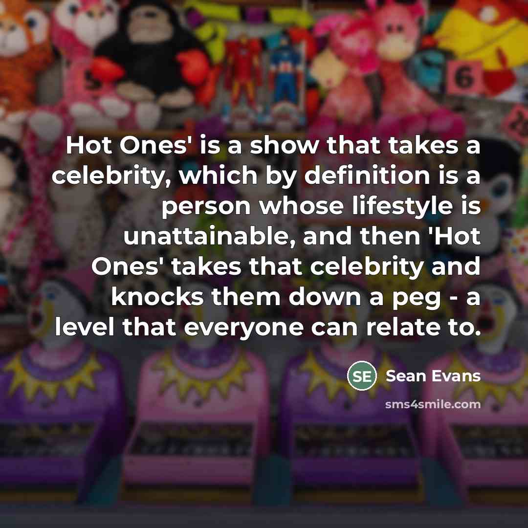 “Hot Ones' is a show that takes a celebrity, which…” quote by Sean Evans
