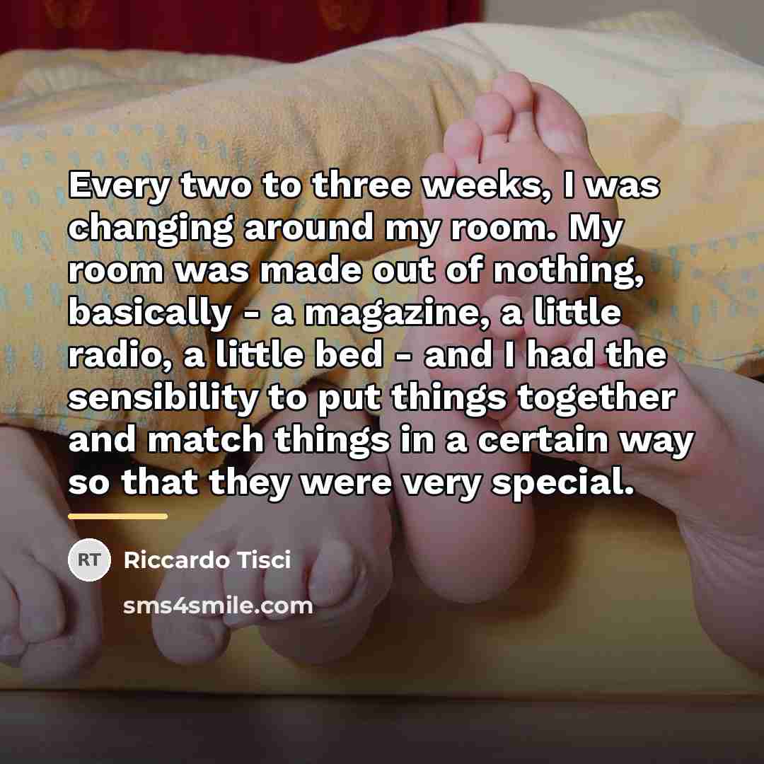 “Every two to three weeks, I was changing around my…” quote by Riccardo Tisci