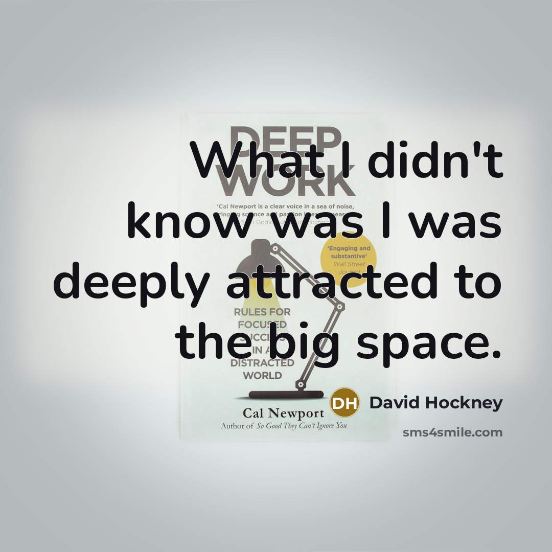 “What I didn't know was I was deeply attracted to…” quote by David Hockney