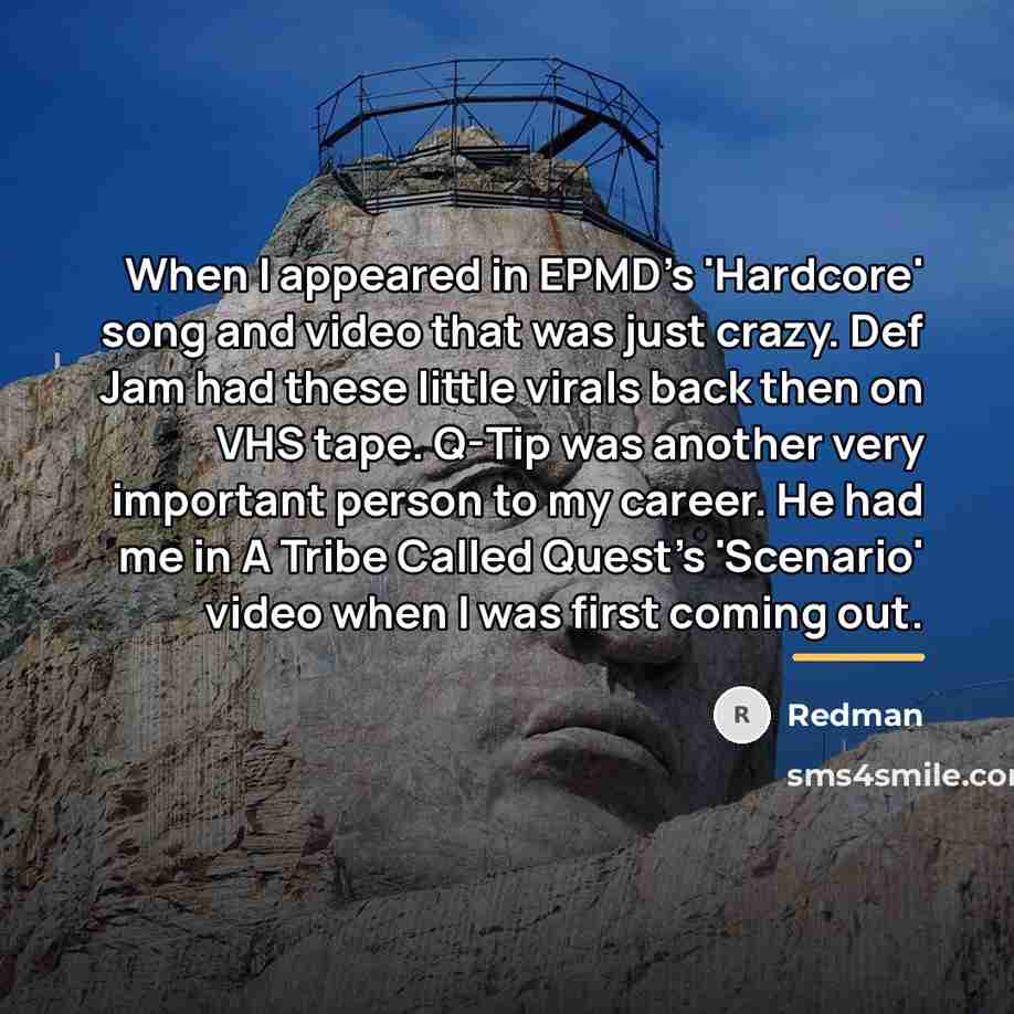 “When I appeared in EPMD's 'Hardcore' song and video that…” quote by Redman