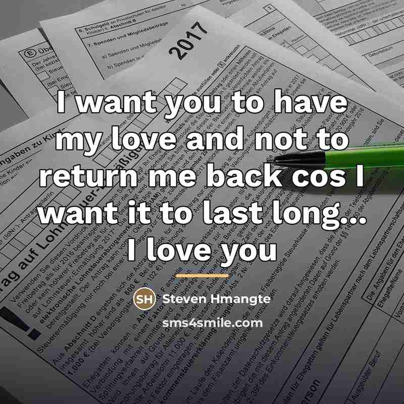 “I want you to have my love and not to…” quote by Steven Hmangte