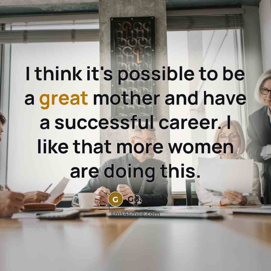 “I think it's possible to be a great mother and…” quote by Goapele