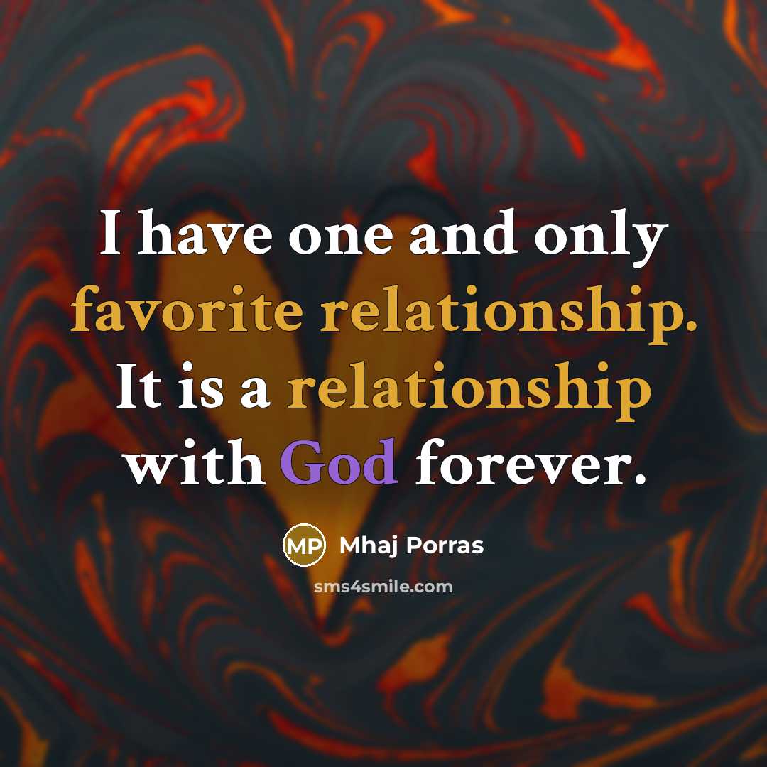 “I have one and only favorite relationship. It is a…” quote by Mhaj Porras