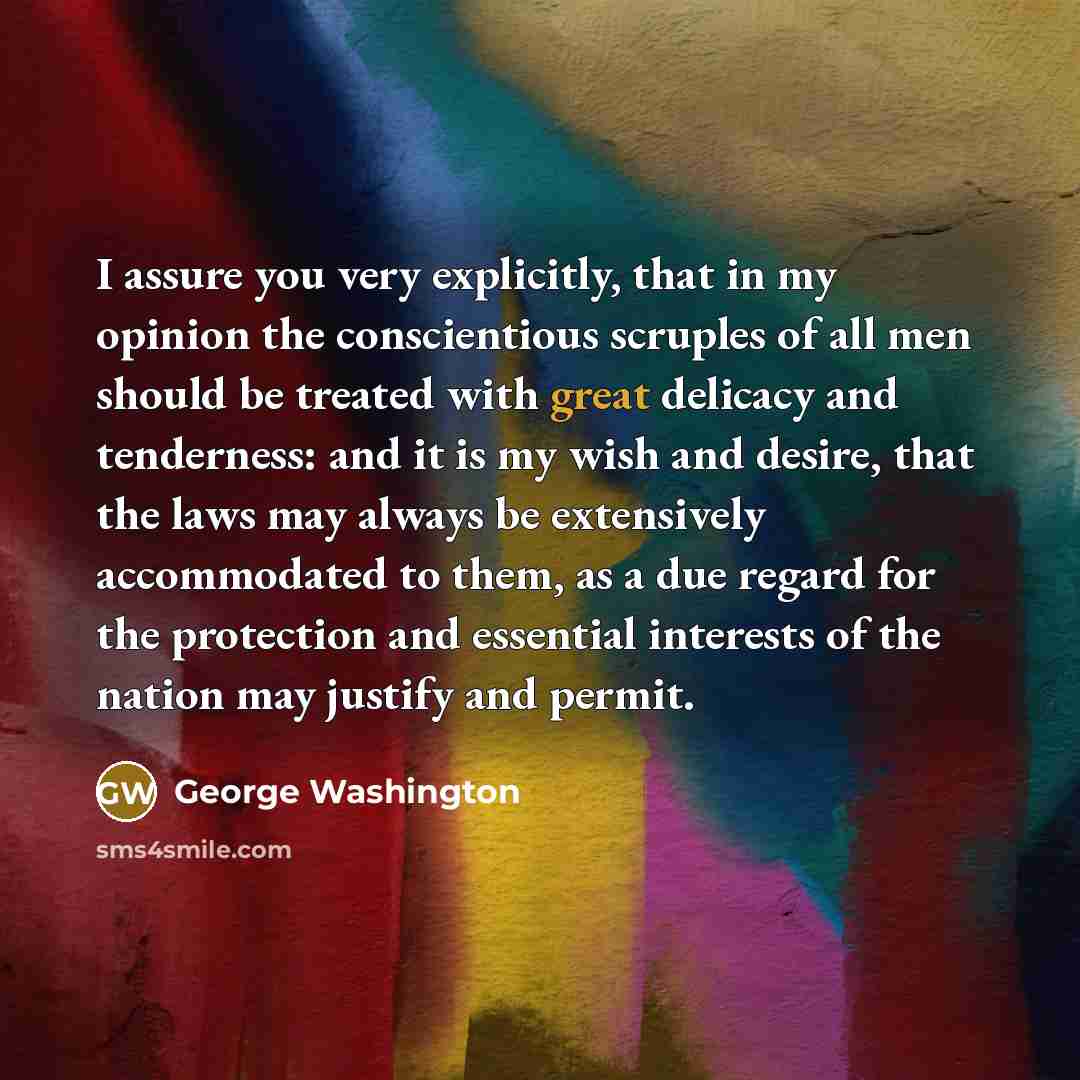 “I assure you very explicitly, that in my opinion the…” quote by George Washington