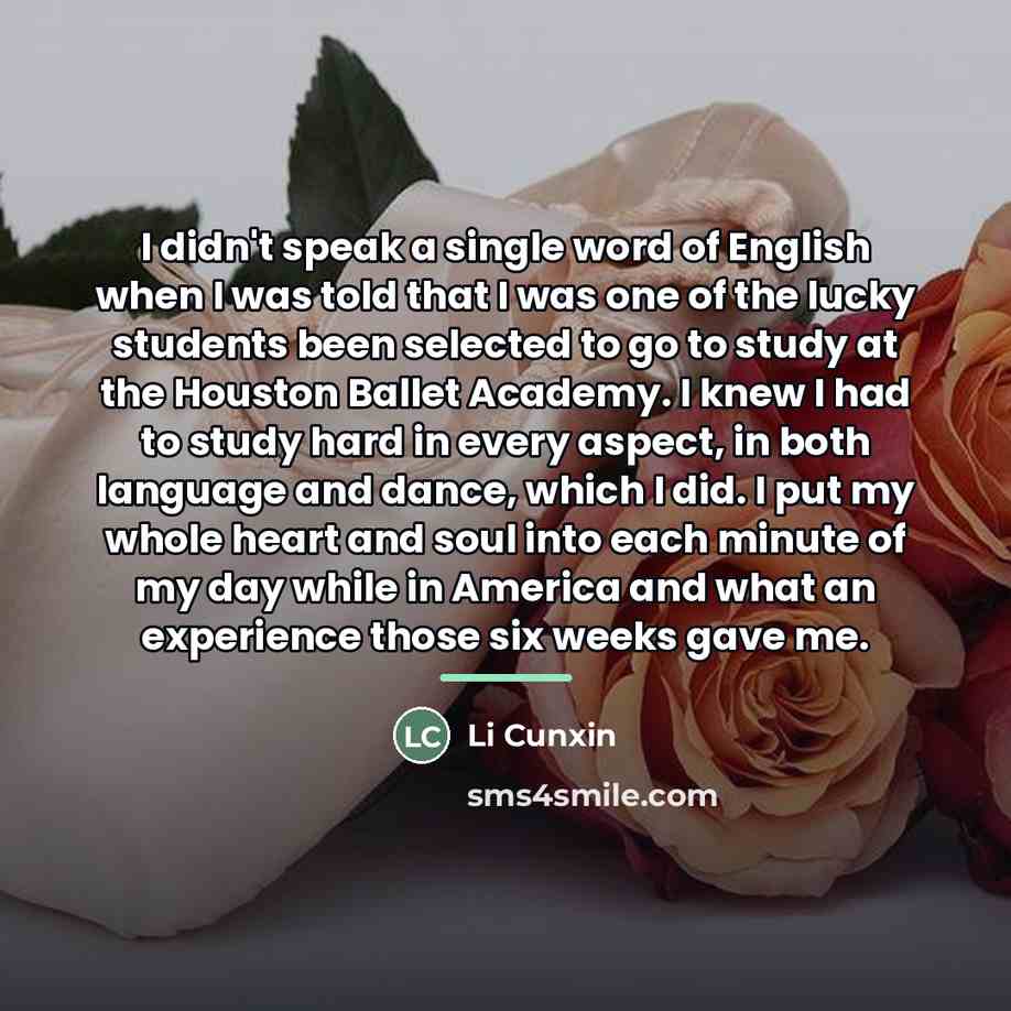 “I didn't speak a single word of English when I…” quote by Li Cunxin